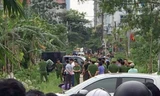 Dân vây, xem thực nghiệm hiện trường vụ nam sinh bị giết, phi tang xác