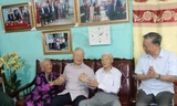Gia đình ông Nguyễn Xuân Khoát vui mừng đón Tổng Bí thư Nguyễn Phú Trọng đến nhà thăm năm 2023