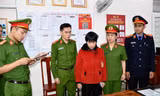 Đối tượng Tô Thị Ty Na tại cơ quan công an Ảnh: Công an Quảng Nam 
