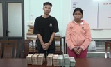 Nguyễn Ngọc Mỹ và Nguyễn Thị Bích Tuyền cùng tang vật