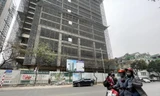 Một dự án chung cư quận Thanh Xuân (Hà Nội) dừng thi công vì thiếu vốn Ảnh: Như Ý 