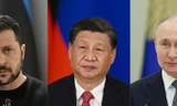 Tổng thống Ukraine Volodymyr Zelensky, Chủ tịch Trung Quốc Tập Cận Bình, Tổng thống Nga Vladimir PutinẢnh: Xinhua, News 