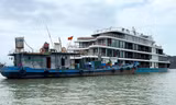 Tàu du lịch Hải Phòng bất chấp quy định về an toàn giao thông đường thủy để mua dầu ngay trên biển
