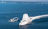 Tàu khu trục USS Zumwalt. Ảnh: US Navy.
