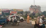 Hiện trường vụ tai nạn. Ảnh: Thanh Hà.
