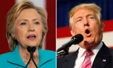Hillary Clinton và Donald Trump. Ảnh: AP.