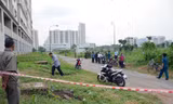 Hiện trường được phong tỏa để phục vụ điều tra. Ảnh: Sơn Hòa.