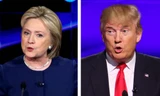 Khoảng cách giữa ông Trump và bà Clinton đang được thu hẹp. Ảnh: NYT.