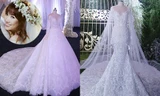 Ba bộ cưới lộng lẫy của cô dâu Hari Won