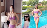 Lã Thanh Huyền diện bikini siêu nóng bỏng 'đốt mắt' fans