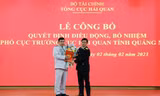 Bản tin 8H: Nhân sự mới tại Tổng cục Hải quan 