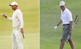 Tiger Woods (bên trái) và Tổng thống Mỹ Barack Obama cùng chơi golf