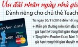 Eximbank: Teacher Card Paypass mừng ngày Nhà giáo Việt Nam