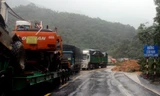 Đèo Cả sạt lở gây ách tắc đã được khắc phục, thông tuyến