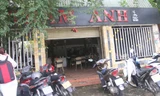 Quán cà phê Trâm Anh, nơi xảy ra vụ việc. 
