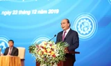 Thủ tướng Nguyễn Xuân Phúc đối thoại với DN. Ảnh Như Ý 