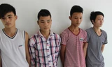 Các đối tượng bị bắt giữ. Ảnh: Công an Thanh Hóa