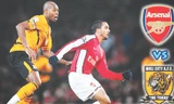 Arsenal (phải) được đánh giá cửa trên so với Hull. Ảnh: Independent