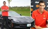 Di Maria bên chiếc Chevrolet Corvette Z06