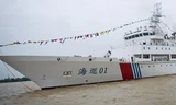Tàu tuần tra Haixun 01 của Trung Quốc tham gia chiến dịch tìm MH370 ở Ấn Độ Dương. Ảnh: Ibtimes