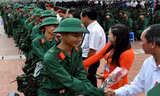 Thanh niên Thái Nguyên lên đường nhập ngũ sáng 9/9 