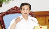 Thủ tướng Nguyễn Tấn Dũng phát biểu chỉ đạo tại phiên họp thường kỳ Chính phủ. Ảnh: Đức Tám