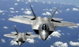 Máy bay chiến đấu F-22 của Mỹ. Ảnh: US Air Force