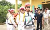 Lễ truy điệu đồng chí Lường Phát Chiêm, sinh năm 1982 hy sinh trong trận đấu súng ngày 19/7 