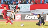 U19 Việt Nam rộng cửa vào bán kết sau chiến thắng quan trọng trước U19 Indonesia chiều qua. ảnh: VSI 