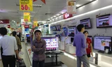 Thị trường điện máy ngày càng phát triển. ảnh: Như ý