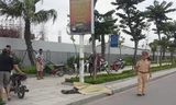 Người đàn ông tử vong ngay sau khi đâm xe máy lên vỉa hè