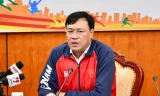 Ông Đặng Hà Việt, trưởng đoàn thể thao Việt Nam tại SEA Games 32. Ảnh: Quý Lượng
