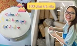 "Cô giáo trường người ta" nấu 100 chai trà sữa tặng học trò sau 5 tuần thực tập