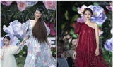 Thanh Hằng, Lan Khuê, Phạm Quỳnh Anh đọ trình catwalk cùng dàn mẫu nhí