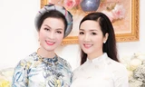 Giáng My, Thanh Mai 'đọ' nhan sắc với áo dài