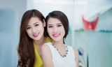 Á hậu Tú Anh, người đẹp Thanh Tú thân thiết như chị em