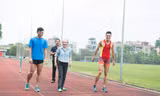 Phương Thanh thi chạy, bắn súng với vận động viên Seagames