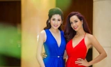 Tú Anh, Thúy Hạnh 'đọ sắc' với váy xẻ vòng một 