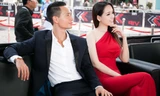Mai Phương Thúy, Kim Lý ngồi 'lơ lửng' giữa trời dự tiệc