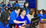 Lễ ra quân đội hình tình nguyện hỗ trợ dịch vụ hành chính công tại TP.HCM 