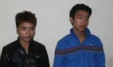 Hai đối tượng tại cơ quan công an