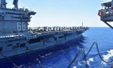 Tàu sân bay USS Nimitz của Mỹ trong một lần diễn tập ở biển Đông