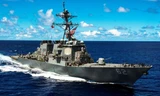 Tàu chiến Mỹ trong một lần đi qua biển Đông