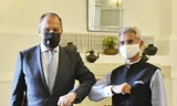 Ngoại trưởng Nga Sergei Lavrov và người đồng cấp Ấn Độ S. Jaishankar 