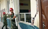 Lực lượng quân đội Trung Quốc được huy động khắc phục hậu quả sau trận động đất