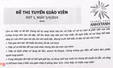 Đề thi được phép sử dụng Google