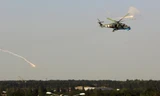 Cận cảnh trực thăng Ukraine oanh tạc Donetsk