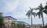 Trụ sở Cty TNHH công nghiệp thương mại Thái Sơn tại Hải Phòng, một trong các doanh nghiệp của gia đình ông Thụ