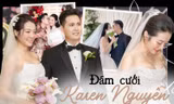 Đám cưới Karen Nguyễn: Chú rể mặc trang phục người Hoa, cô dâu đón tin "song hỷ" 