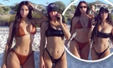 Kim Kardashian tung ảnh bikini 'đốt mắt' fan